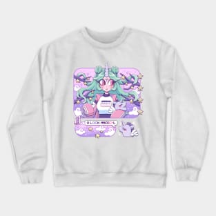 Unicorn girl Crewneck Sweatshirt